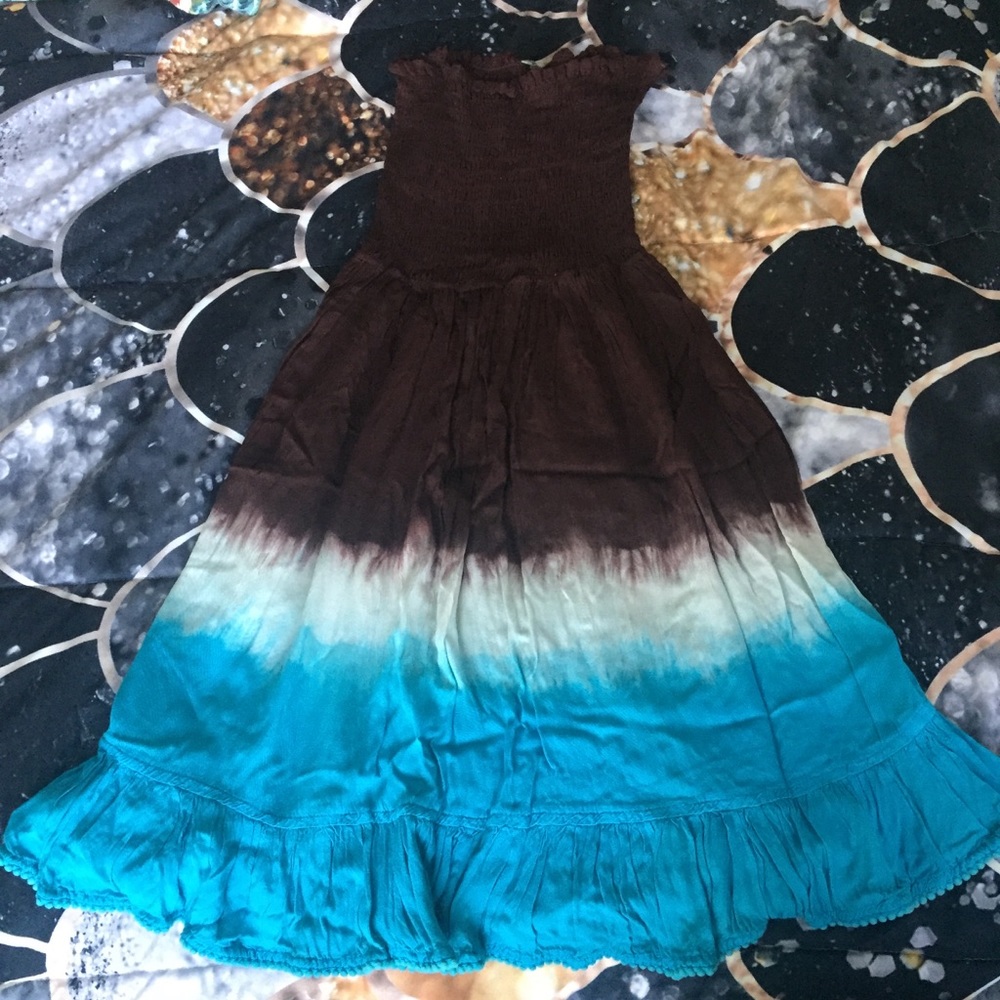 Steve Madden Size L Strapless Swim Cover